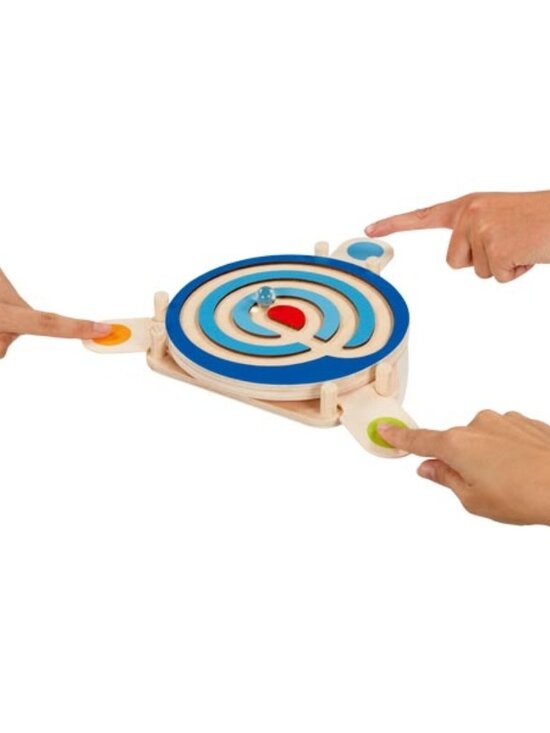 Goki Other - NWT Goki Wooden Toys Parcour Ball Skill Game
